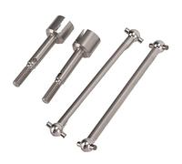 VGEBY Arbre d'Essieu, Arbre d'entraînement Arrière Solide en Acier Inoxydable pour Camion à Essieu Solide LOSI 1/8 LMT, Pièce de Mise à Niveau en Métal Haute Performance