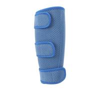 VGEBY Attelle de Mollet, Attelle de Tibia Antidérapante, Soutien du Bas de la Jambe du Mollet, Bandage de Compression pour Hommes et Femmes (Blue