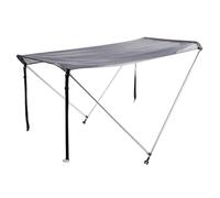 VGEBY Auvent de Kayak Pare-Soleil pour Bateau avec Tige en Alliage d'aluminium et Couverture d'ombrage Pliante en Tissu Oxford Enduit 210D pour Canot Gonflable canoë Kayak Bateau de Pêche