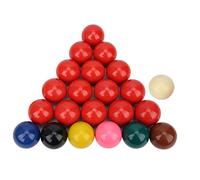 VGEBY Balles de billard 22 pièces 52.2mm/2.1in billard billard billard boules de Table Ensemble résine Lime Poudre Pigment