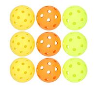 VGEBY Balles de Pickleball, 40/26 Trous Balles de Pickleball en PE élastique pour extérieur et intérieur, 3 Pcs Boule de Pickle de Pratique Haute visibilité Professionnelle