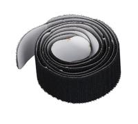 VGEBY Bande de Tête de Raquette de Tennis 3 Pièces, Bande de Protection de Cadre de Protection à Crochet et Boucle en Nylon avec Une Forte Adhérence, pour Le Ramassage de Balle et la (Black)
