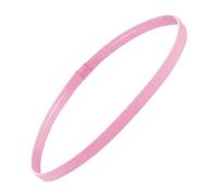 VGEBY Bandeau de Sport élastique Antidérapant Fin, Bandeau Anti-Transpiration avec Poignée en Silicone pour Hommes et Femmes, Course à Pied, Football, Basket-Ball, Tennis, Entraînement (Pink)