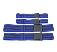 VGEBY Bandes BFR, Bandes élastiques de Musculation pour Les Bras et Les Jambes avec Entraînement par Occlusion, Améliorent la Force et L'hypertrophie, Ruban en Latex Naturel, Mécanisme (Bleu Bleu)