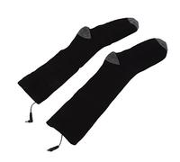 VGEBY Bas Chauffants électriques, Chaussettes Intelligentes Thermiques Douces, Fonction de Température Réglable pour Les Activités de Plein Air, Noirs avec Batteries 4400 MAh, 2 Unités