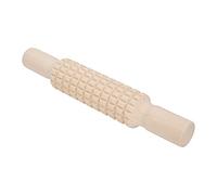 VGEBY Bâton à Rouler rayé, Rouleau à Modeler, Ensemble D'outils de Poterie, fabriqué Professionnellement avec une qualité Fiable, Idéal pour Lisser la Boue (Style à carreaux)