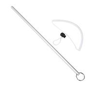 VGEBY Baton de Plongée sous-Marine 35cm / 13.77po Baton Pointeur Indicateur en Alliage d'Aluminium avec Sangle à Main Accessoire Plongée sous-Marin(Noir)