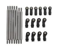 VGEBY Biellette de Direction, Installation Facile, Kit de Bielle Rc en Acier Inoxydable de 6 Mm de Diamètre pour Voiture Gen8 M4 1/10 Rc