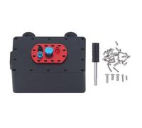 VGEBY Boîte de Réception RC 1/10, Boîte de Pile à en Aluminium CNC avec Conception Scellée pour la Protection Contre la Poussière d'eau, Grand Espace Intérieur pour Les Mises à Niveau (Black)