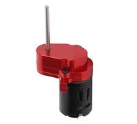 VGEBY Boîte de Vitesses RC, Assemblage de Boîte de Vitesses en Métal en Alliage D'aluminium 4 Couleurs avec Vis de Câble de Connexion pour Voiture Télécommandée D12 1/10 (Rouge)