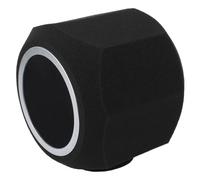 VGEBY Bouclier d'isolation de Microphone, Capuchon Anti-vent en Mousse Insonorisée avec Filtre Pop Amovible pour l'enregistrement Vocal et la Diffusion en Direct (Type B)