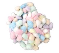 VGEBY Boule de Coton Douce et Chaude pour Hamster Syrien Chinchilla, Remplissage Polyvalent pour Petits Animaux, Sentiment de sécurité, 1 Sac (Arc-en-Ciel)