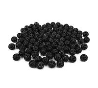 VGEBY Boules Biochimiques en Forme de Feuille pour Aquariums, Améliorent Les Capacités Biochimiques des Bactéries, PP Noir 200 Pièces (26mm100pcs)