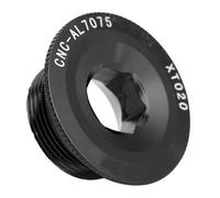 VGEBY Boulons de Bras de manivelle de vélo, M20 * 10 pédalier de vélo Bouchon à vis vis de Boulon de Fixation de manivelle de vélo pour Shimano 590596 XT XTR SLX(Noir)