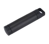 VGEBY Bouteille de Pilule Flacon à Médicament Boîte Conteneur Capsule Etanche en Aluminium Portable pour l'Extérieur Camping Pêche Randonnée (Couleur : Noir)