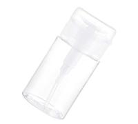 VGEBY Bouteille Distributrice à Pression Transparente, Rechargeable, Vide, avec Couvercle Anti-poussière, pour Vernis à Ongles, Démaquillant, Toner, Voyage (100ml)