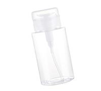 VGEBY Bouteille Distributrice à Pression Transparente, Rechargeable, Vide, avec Couvercle Anti-poussière, pour Vernis à Ongles, Démaquillant, Toner, Voyage (200ML)