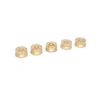 VGEBY Boutons de Guitare Boutons de Chapeau Haut de Forme en Acrylique Paquet de 5 Échelle 0 à 10 Trou Intérieur de 6 Mm Remplacement du Contrôle de tonalité de Volume Transparent pour la Mise à