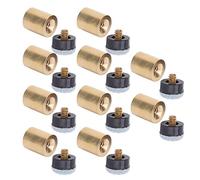 VGEBY Bouts de Queue de Billard, Remplacements de Pointes de Billard avec Embouts de Bâton de Queue 10 Pièces 12mm / 13mm(13 MM)