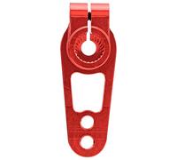 VGEBY Bras Servo 25T, Pièce de Mise à Niveau en Alliage D'aluminium usiné CNC pour Voiture RC 1/8 1/10, avec Haute Résistance et Taille Précise 31x10mm (Rouge)