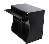 VGEBY Bureau d'ordinateur, Bureau Mobile en aggloméré avec roulettes et Tiroir, 31,5 X 18,9 X 31,9 Pouces, Idéal pour l'étude à Domicile