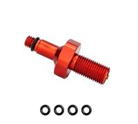 VGEBY Buse de Conversion de Gonflage D'amortisseur Arrière, Outil D'adaptateur de Valve en Alliage D'aluminium 7075 pour Filetage Interne IFP, avec Conception Compacte LéGère de 4,3 G (Rouge)