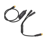 VGEBY Câble de Capteur de Changement de Vitesse, Câble de Connecteur de Capteur de Changement de Vitesse de Vélo avec Séparateur de Frein Court 1T2 pour Moteur à Montage Central Bafang