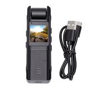 VGEBY Caméra Corporelle, 1080P HD avec Nocturne | Construction en Plastique, Fixation par Clip Ceinture, Batterie 300mAh, Visionnage sans Fil à Distance, Usage sur Tableau