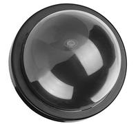 VGEBY Caméra de sécurité Factice de Surveillance Dôme, avec Lumière LED, pour Usage Intérieur et Extérieur, Matériau ABS, Couleur Noire