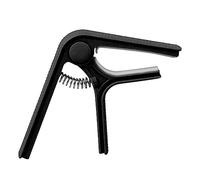 VGEBY Capodastre de Guitare, Pince à Pince avec Pointe Antidérapante pour Guitare électrique Acoustique, Mandoline, ukulélé, Matériau ABS Léger et Durable (BLACK)