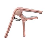 VGEBY Capodastre de Guitare, Pince à Pince avec Pointe Antidérapante pour Guitare électrique Acoustique, Mandoline, ukulélé, Matériau ABS Léger et Durable (PINK)