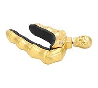 VGEBY Capodastre de Guitare, Structure Robuste en Alliage de Zinc avec Pression Ajustable et Motif Tête de Mort, pour Guitare Acoustique, électrique et ukulélé. (GOLD)