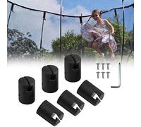 VGEBY Capuchons de Poteaux de Trampoline, Matériau ABS, Adaptés aux Poteaux de Trampoline de 32 Mm, avec Rainure pour Boîtier de Filet de sécurité