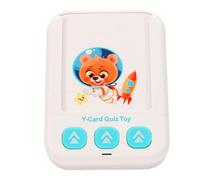 VGEBY Cartes Parlantes avec 55 Cartes Double Face, sans Écran (Russian | Changement de langue bilingue Question Réponse Jeu interactif Bouton Déclenché Son Activités d\'apprentissage préscolaire