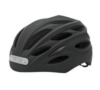 VGEBY Casque Lumineux à LED, Structure Solide en PC Respirant, Réglable par USB, Rechargeable avec 4 Modes de Clignotement, pour Les Déplacements Urbains à Vélo (M)