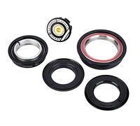 VGEBY Casque Vélo, 4456ST, Noir, AL6061 T6, ZS44 / 28.6, ZS56 / 40 (30), 138g, Outdoor, Réglable, Pour le cyclisme