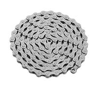 VGEBY Chaîne de Vélo de Sport, Structure Renforcée Résistante à L'usure en Acier Inoxydable avec Pont Double X pour Vélo Pliant de Route de Montagne, 6 7 8 Vitesses, 116 Maillons