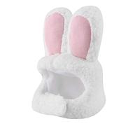 VGEBY Chapeau de Lapin, Accessoire pour Animaux de Compagnie en Oreilles de Lapin Doux avec Sangle Réglable, Idéal pour Les Chats Lors des Fêtes et des événements de Cosplay de Vacances