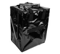 VGEBY Chariot d'épicerie Pliant sur Roues, Chariot Roulant Utilitaire en Tissu avec Roues Pivotantes pour Le Transport d'épicerie et de Blanchisserie 15,75 X 11,81 X 19,69 Pouces (Black)