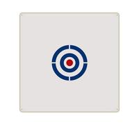 VGEBY Cible de Golf en Toile épaisse, Filet de Frappe, 1,5 X 1,5 M, pour L'entraînement au Swing en Intérieur et en extérieur. (White)