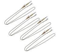 VGEBY Clips de Leader de Matériel de Pêche Carpe, Leaders Remplaçables Hybrides Camo Leadcore Leaders pour Ensemble de Pêche de Ligne de Base de Carpe de Pêche(Combinaison LEADCLIP)