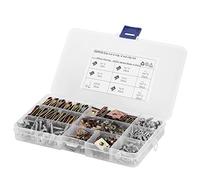 VGEBY Clips de Type U, 65 Attaches en Acier au Manganèse et en Acier Inoxydable pour Garniture Intérieure de Voiture, Assortiment pour Motos et Automobiles