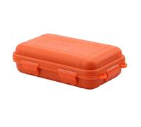 VGEBY Coffre de Rangement Boîte Stockage Outils Etanche Plastique Antichoc Résistant à Pression pour l'Extérieure (Couleur : Orange, Taille : L)