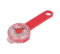 VGEBY Collier Lumineux pour Chien, Pendentif LED IPX7 Rechargeable par USB avec 3 Modes pour la sécurité des Animaux et la visibilité Pendant la Marche Nocturne (Rouge)