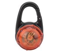 VGEBY Collier Lumineux pour Chien, Pendentif LED pour Animaux de Compagnie, Lumière de sécurité Légère en ABS, Idéal pour la Marche Nocturne et Le Camping (Orange)