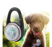 VGEBY Collier Lumineux pour Chien, Pendentif LED pour Animaux de Compagnie, Lumière de sécurité Légère en ABS, Idéal pour la Marche Nocturne et Le Camping (Multicolore)