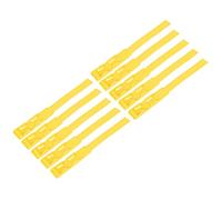 VGEBY Colliers D'identification Premium pour Le Marquage des Animaux, Bandes de Bétail en Plastique Durables pour Usage Agricole, variété de Couleurs, 10 Pièces (Yellow)