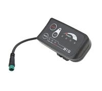 VGEBY Compteur D'affichage LED pour Vélo électrique, Connecteur étanche 5P Mâle pour Guidon de 22,2 Mm, avec Panneau Numérique pour Scooter électrique (24V)