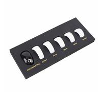 VGEBY Compteur de Doigts électronique, Anneau Tasbih Intelligent avec Conception étanche, 5 Tailles Interchangeables, Rappel pour Le Comptage des Prières Musulmanes (White)