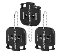 VGEBY Compteur de Score de Golf, Bascule Mécanique à 2 Joueurs avec Texture Antidérapante pour Sac de Golf, Conception à Contraste élevé Facile à Lire pour Les Jeux de Plein Air (3PCS)
